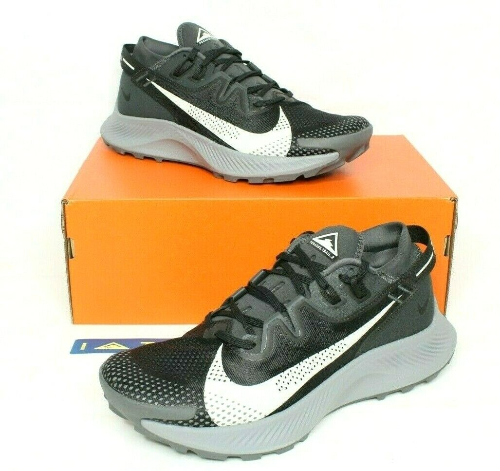 nike pegasus trail 2 black dark smoke grey